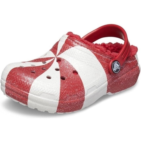 New kids Crocs unisex Kids Classic Holiday Lined Clogs
Youth size 7 
Retail $45 - Picture 1 of 12